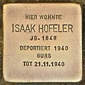 Stumbling stone for Isaak Hofeler (Eichstetten) .jpg