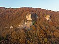 * Nomination Aerial view of Müllerfelsen (Matterhorn wall) between Streitberg and Muggendorf in the Wiesent valley --Ermell 11:58, 14 December 2021 (UTC) * Promotion  Support Good quality. --Steindy 13:42, 14 December 2021 (UTC)