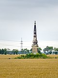 Zeithainer Lager: Boundary obelisk for August the Strong's pleasure camp, the so-called Zeithainer camp