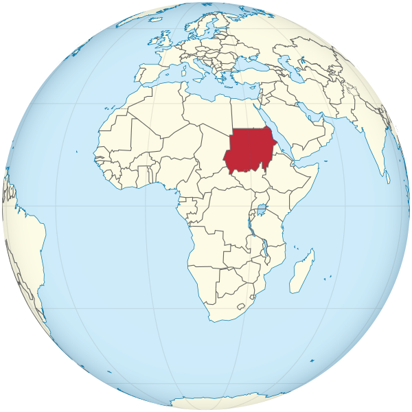 File:Sudan on the globe (claimed) (Africa centered).svg