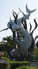 Sura and Baya statue