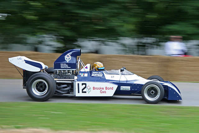 The TS9B being demonstrated at the 2008 Goodwood Festival of Speed.
