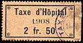 1908, 2.50Fr - (№ 7A)