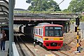 Rangkéan KRL ex Tokyo Metro 05-110F asup Stasion Sudirman.