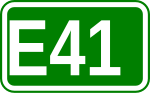 Thumbnail for European route E41