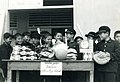 Takahara Elementary School (Misato-son, Okinawa) - Sports equipment - volleyballs, baseball gloves, baseball caps, and catcher's mitt (circa 1960) - George W. Ellis Collection (COLL-4729) (USMC Archives - 26470816507).jpg