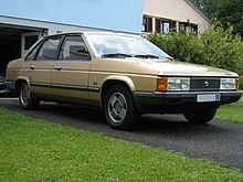 Brown saloon automobile.