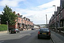 Tempest Road, where Harrison was sheltering during the raid Tempest Road - geograph.org.uk - 560544.jpg