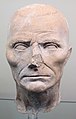 Testa maschile etrusca di statua votiva, da Cerveteri.