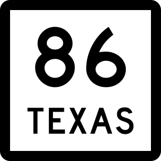 <span class="mw-page-title-main">Texas State Highway 86</span> State highway in Texas