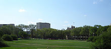 The Bowl, a green space on the University of Saskatchewan main campus, as seen today TheBowl-UofS.jpg