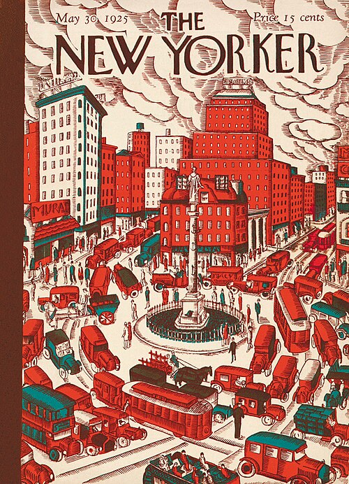 May 30, 1925 cover by Ilonka Karasz, a regular cover artist for The New Yorker