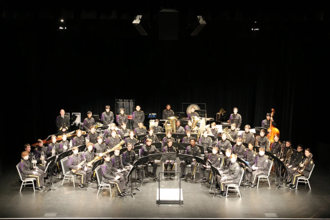 The 2017 Christian Brothers Gold Band at their spring concert at the Halloran Center in downtown Memphis The 2017 Christian Brothers Band.webp