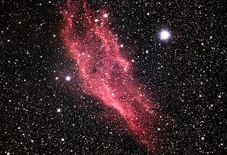 <span class="mw-page-title-main">California Nebula</span> Emission nebula in the constellation Perseus