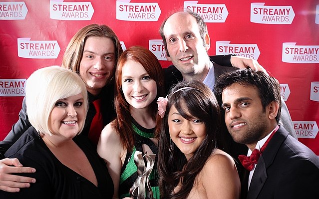 Cast of The Guild, winner of Best Comedy Web Series, Audience Choice Award for Best Web Series, and Best Ensemble Cast in a Web Series