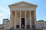 Thumbnail for File:The Maison Carrée, 1st century BCE Corinthian temple commissioned by Marcus Agrippa, Nemausus (Nîmes, France) (14562003718).jpg