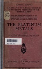 Thumbnail for File:The platinum metals (IA platinummetals00lumbrich).pdf