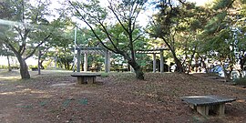 紅葉山公園の頂上