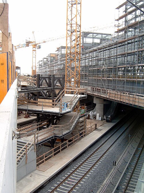 Construction works in 2005