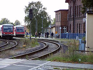 Exit at Perleberg train station