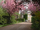 L'entrée du parc du château.