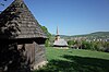 Typical Transylvania church in the Ethnographic park