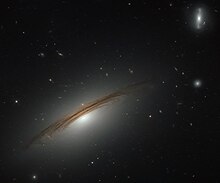 Spiral galaxy UGC 12591 is classified as an S0/Sa galaxy. UGC12591 Hubble 4000.jpg