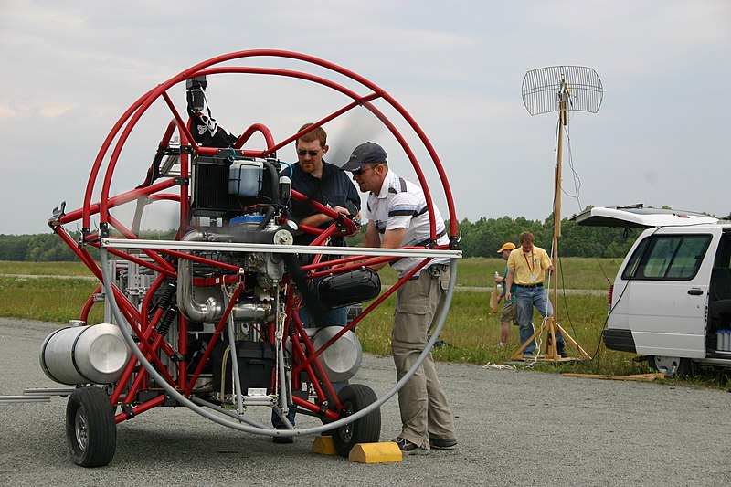 File:US Navy 060518-N-5735J-002 Engineers check the structure after the test flights of the Navy-built Guardian Griffin unmanned aerial vehicle (UAV).jpg