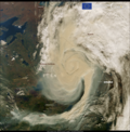 Thumbnail for File:Unprecedented emissions from 2023 Canadian wildfires (Copernicus).png