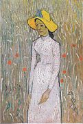 Girl in White by Vincent van Gogh