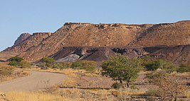 Montaña quemada