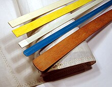 Selection of sail battens. Verschiedene Segellatten.jpg