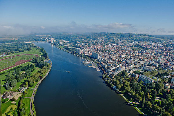 Aerial view of Vichy