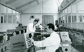 Elektronikfertigung bei Vierling in Ebermannstadt 1960