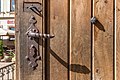 * Nomination Door handle at the portal of the parish church Saint Nicholas on Nikolaiplatz #1, inner city, Villach, Carinthia, Austria -- Johann Jaritz 02:47, 31 August 2021 (UTC) * Promotion  Support Good quality. --XRay 03:49, 31 August 2021 (UTC)