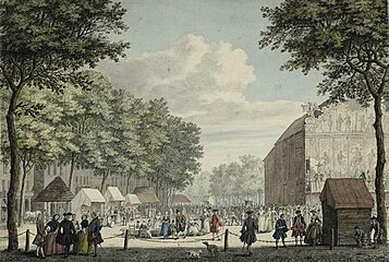 Nederlands: Het Vredenburg in Utrecht. circa 1760 date QS:P,+1760-00-00T00:00:00Z/9,P1480,Q5727902 .