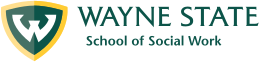 Wayne State University School of Social Work logo.svg