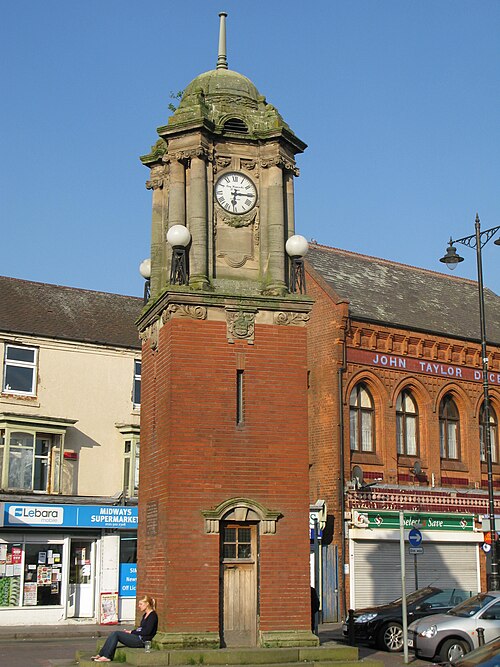 Wednesbury Clock Tower, built for the coronation of George V