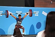 Deutsch: Gewichtheben bei den Olympischen Jugendspielen 2018; Tag 2, 10. Oktober 2018; Jungen 62 kg English: Weightlifting at the 2018 Summer Youth Olympics at 8 October 2018 – Boys' 62 kg