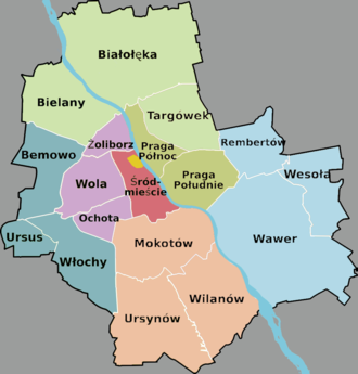 Distretti di Varsavia