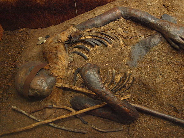 Windeby I, the body of a teenage boy, found in Schleswig, Germany