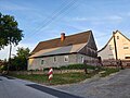 House and barn of a farm