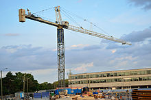 EllisDon construction crane at York University YorkUniversitySubwayConstruction4-DLighting.jpg