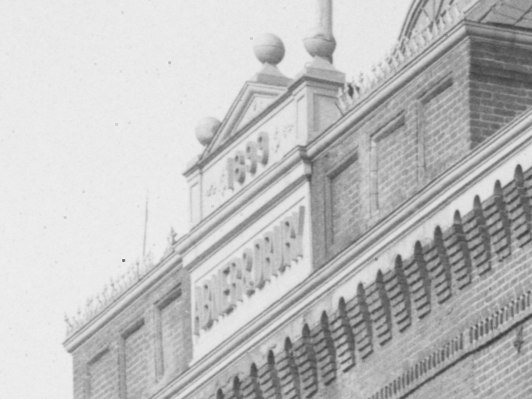 File:"1899" "Abner & Drury" brewery building in Washington, D. C. detail - LCCN2016825661 (cropped).tif