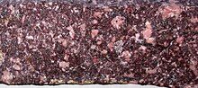 Thumbnail for File:"Imperial Porphyry" - porphyritic metadacite to porphyritic meta-andesite (Dokhan Volcanics, Neoproterozoic, ~593-602 Ma; Mons Porphyrites, Red Sea Mountains, Egypt) 5.jpg