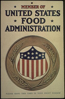 "Member of the United States Food Administration. Please Hang This Card In Your Front Window.", ca. 1917 - ca. 1919 - NARA - 512510.jpg