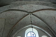 English: Fresco in Örberga church.