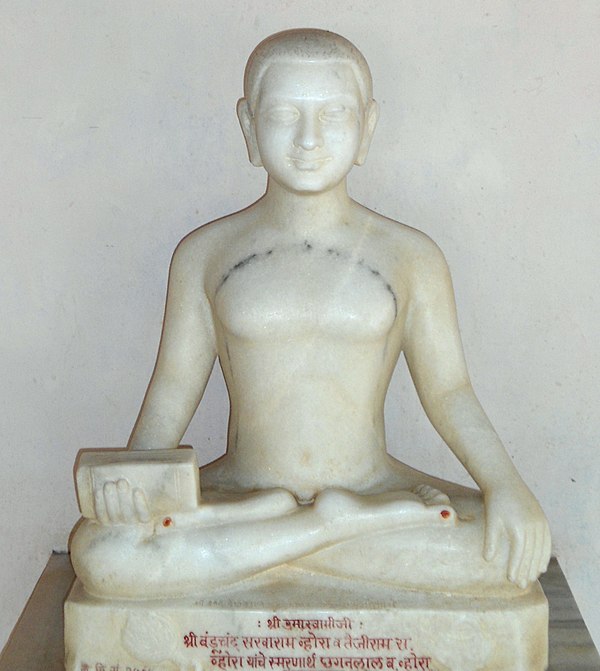 Umaswati (2nd century AD), author of first Jain work in Sanskrit, Tattvārthasūtra, expounding the Jain philosophy in a most systematized form acceptab