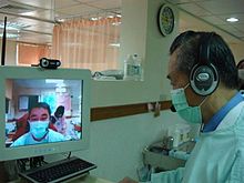 Online healthcare appointment via webcam Xiao Zhong Zheng Yuan Chang Jin Xing Telecare conference.jpg