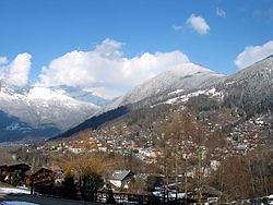 Skyline of Saint-Gervais-les-Bains